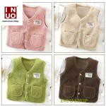 Chaleco de lana para niños y niñas